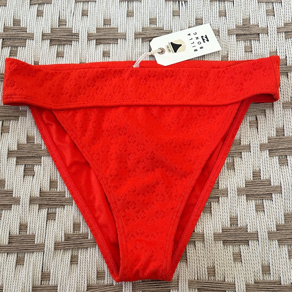 Billabong  Vibrant Red Bikini Bottom